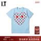 CDG GARCONS女装 PLAY COMME des 短袖 T恤爱心波点风潮印花75XE