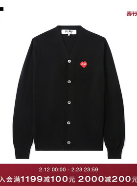 IT CDG PLAY COMME des GARÇONS川久保玲INVADER联名男装针织开