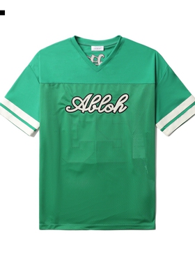 IT OFF-WHITE c/o VIRGIL ABLOH™男装网眼拼接短袖T恤球衣运动风