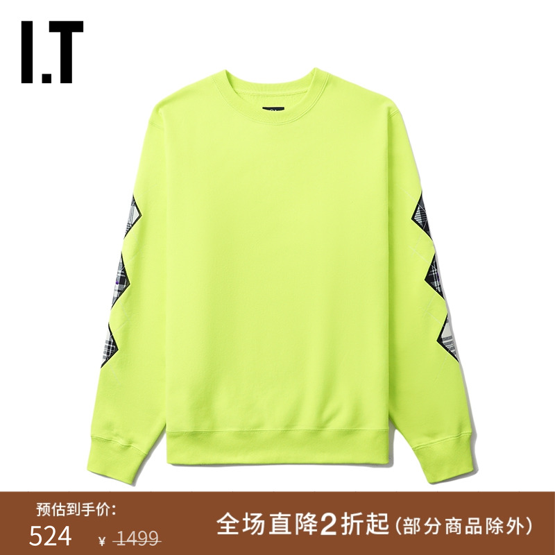 ITNOAH合身圆领卫衣时尚质感