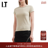 Rick T恤新款 Owens女装 修身 短袖 简约基础款 纯色内搭6235JA1Q