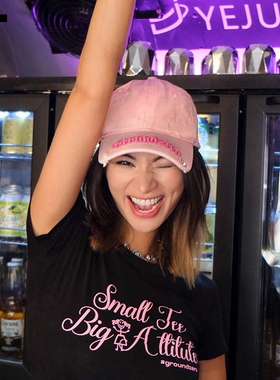 IT GROUNDZERO女装修身露脐短袖T恤新款动感甜辣风短款上衣000190