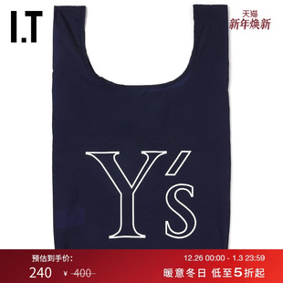 购物袋式 s女款 手提包新款 个性 饰logo图案手拎包690NAVYP 时尚