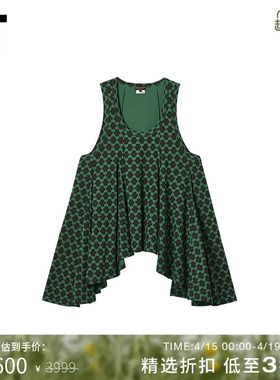 IT CDG COMME des GARCONS HOMME PLUS男装不规则下摆宽松背心