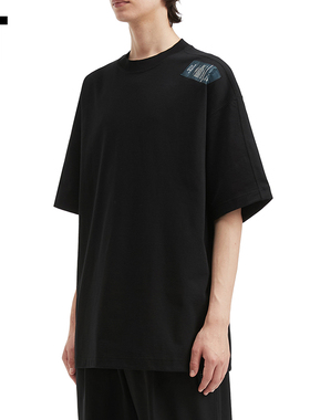 IT N.HOOLYWOOD男装宽松短袖T恤新款随性基础款圆领半袖S50013MP