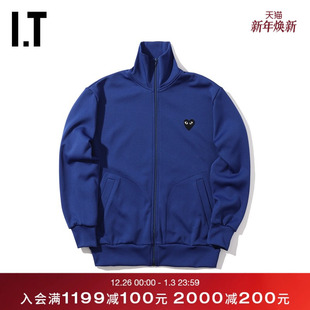 CDG GARÇONS川久保玲男拉链卫衣爱心图案装 PLAY des 饰 COMME