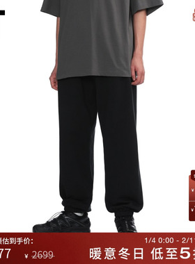 IT We11Done男装束脚运动裤新款简约活力宽松休闲卫裤长裤993UBK