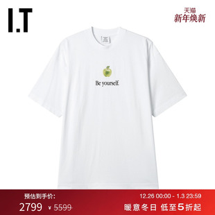 T恤新款 圆领短袖 个性 时尚 TR350WXP 苹果印花半袖 VETEMENTS女装