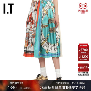 CDG GARCONS女装 tricot des 半身裙花裙子伞裙复古文艺 COMME