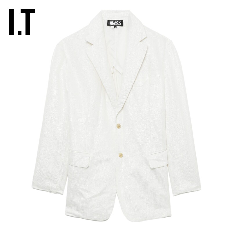 IT CDG COMME des GARCONS HOMME BLACK中长款宽松西装夹克外套图片
