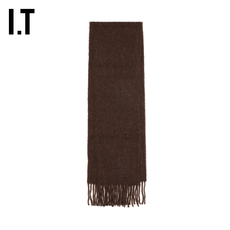 ITJACQUEMUS流苏毛绒围巾
