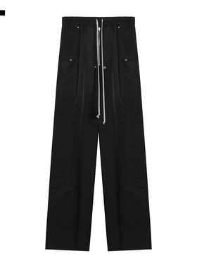 IT Rick Owens女装宽松长裤新款简约纯色直筒裤休闲裤0361SNXM