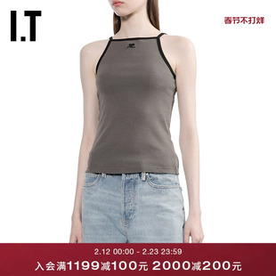 IT courreges女装吊带背心新款活力青春修身内搭打底衫103S26XQ