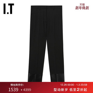 合身西装 裤 长裤 摩登时髦拼接西裤 LANG女装 新款 1H0206XM HELMUT