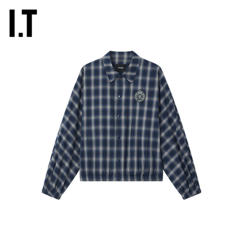 ITWe11Done翻领格纹夹克