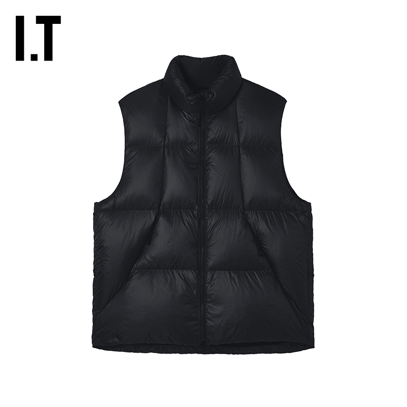 ITGOLDWIN立领拉链羽绒马甲