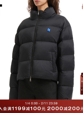 IT ADER error女装立领拉链羽绒服新款廓形绗缝羽绒外套4201BKXP