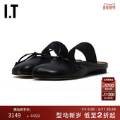 MM6 皮鞋 Maison 包头拖鞋 平底穆勒鞋 Margiela女款 新款 62P3013M