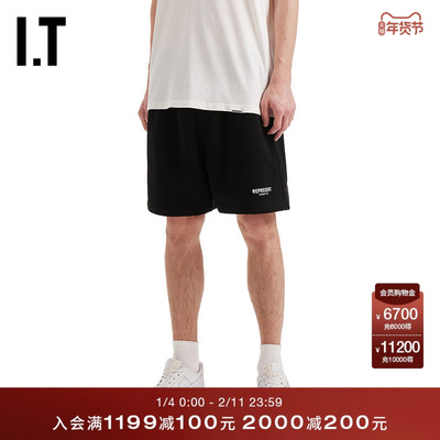 ITREPRESENT宽松运动短裤
