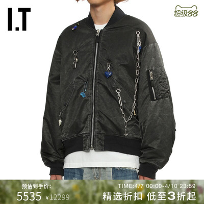 ITdoublet廓形飞行员夹克