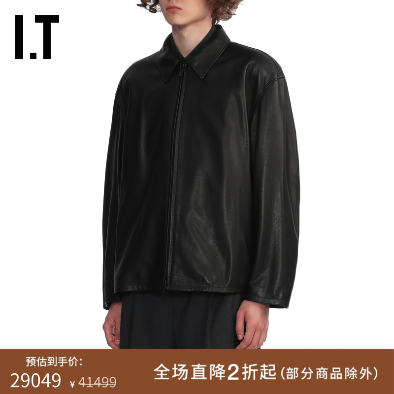 ITFEAROFGOD拉链皮衣皮夹克
