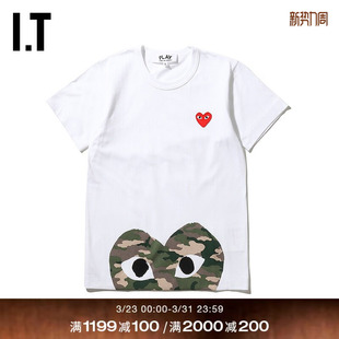 GARÇONS PLAY女装 短袖 新品 des T恤2019秋季 爱心243XA COMME