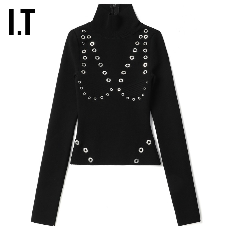 IT OFF-WHITE c/o VIRGIL ABLOH™女装修身高领长袖上衣490000XL,女装/女士精品,背心吊带,淘宝优惠券,粉丝福利购,淘宝优惠卷