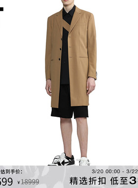 IT OFF-WHITE™男装中长款西装大衣外套RC1620MI