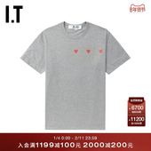 CDG 圆领短袖 PLAY des 基础款 COMME GARCONS川久保玲情侣款 T恤