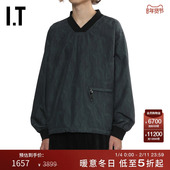 TOGA ARCHIVES男装 V领长袖 T恤新款 复古质感宽松上衣2FL313MP