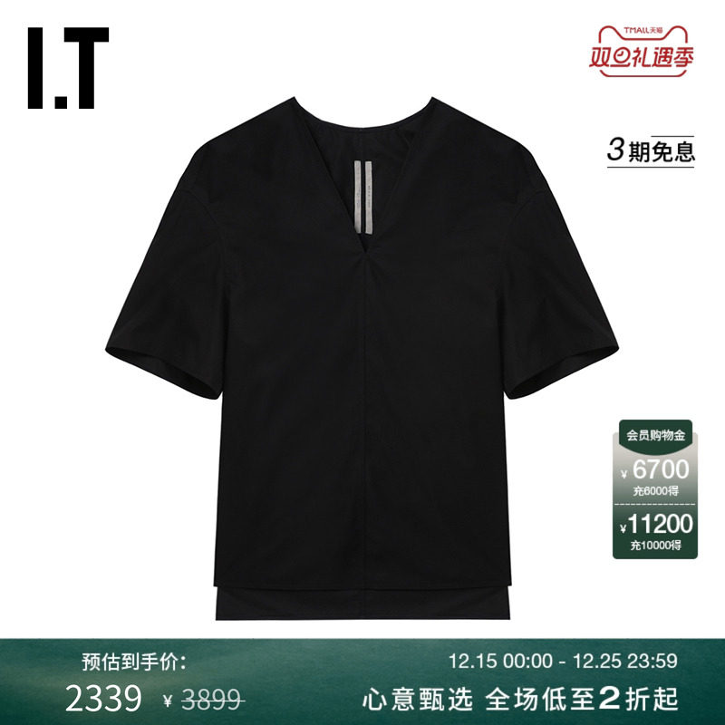 ITRickOwensV领短袖上衣