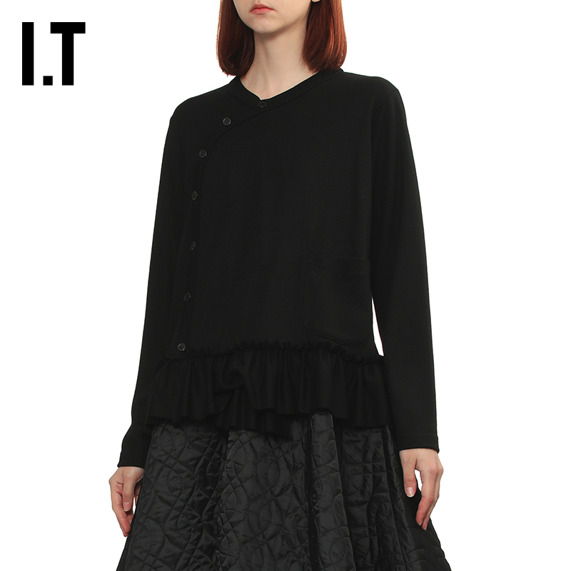 ITnoirkeininomiya斜襟开衫