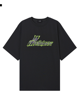 IT We11Done女装圆领短袖T恤新款潮流动感logo装饰半袖725UGYXP