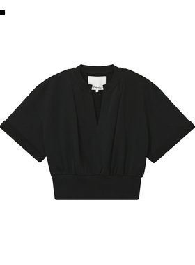 IT 3.1 Phillip Lim女装短袖卫衣新款酷感辣妹短款露脐上衣100042