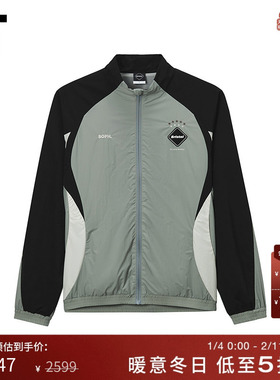 IT F.C.REAL BRISTOL男装立领拉链夹克新款运动户外风拼色薄外套