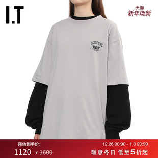 随性街潮宽松落肩半袖 T恤新款 廓形短袖 751ULGXP We11Done女装