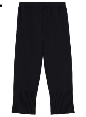 IT CFCL男装针织露踝裤休闲裤新款简约复古纯色罗纹锥形裤KF103MN