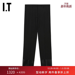 合身西装 裤 长裤 摩登时髦拼接西裤 LANG女装 新款 1H0206XM HELMUT