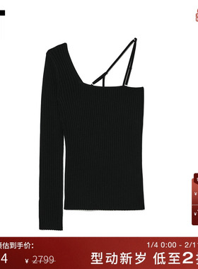 IT HELMUT LANG女装不对称设计上衣新品性感吊带合身内搭KHW704AJ