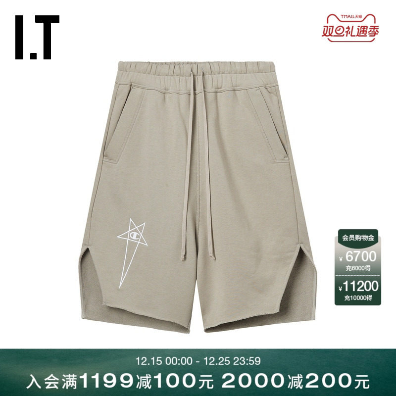 ITRickOwens开叉运动短裤