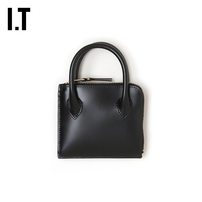 IT CDG COMME des GARCONS Wallet女款拉链钱包时尚设提手手拎包