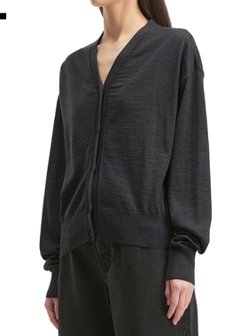 IT JACQUEMUS女装V领针织开衫新款简约质感纯色针织薄外套W00816X