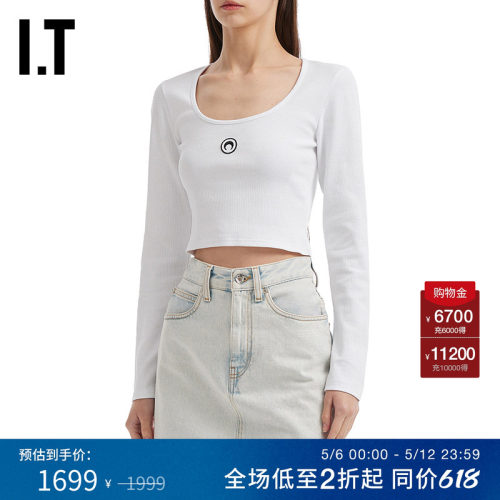 ITMARINESERRE露脐长袖上衣