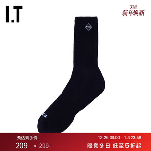 中筒袜新款 BRISTOL男款 简约基础休闲袜男袜252122MP F.C.REAL