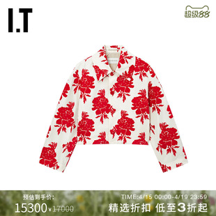 IT DRIES VAN NOTEN男装翻领夹克新款满幅花朵图案装饰外套205099