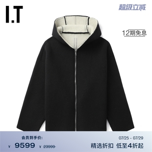 Rick 连帽拉链针织开衫 Owens女装 质感羊毛外套0685V1 新款 时尚
