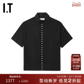 时尚 质感珠饰缀饰衬衣3B78CKMO 衬衫 新款 AMBUSH男装 宽松短袖