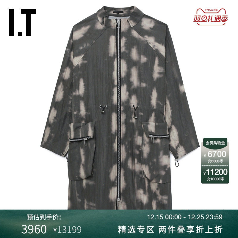 ITOmarAfridi中长款拉链大衣