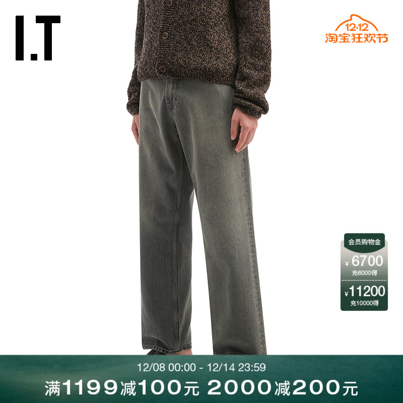 ITOURLEGACY宽松牛仔长裤