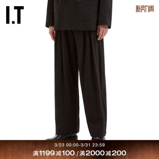 西装 裤 阔腿裤 STUDIO 通勤质感宽松西裤 NICHOLSON男装 新款 长裤